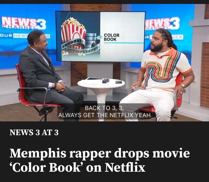 News Channel 3 — Memphis rapper drops Color Book on Netflix