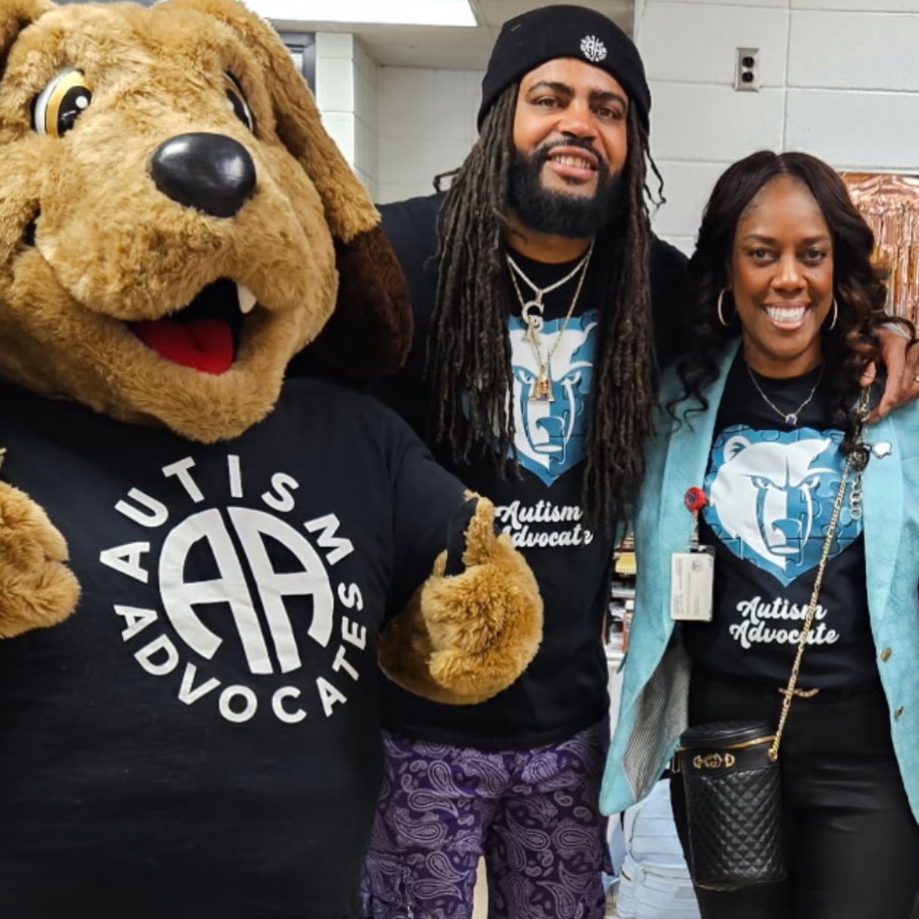 Autism Advocates — mascot duo