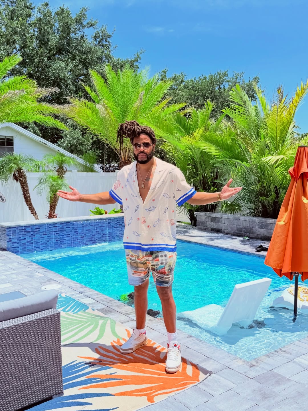 Autism Advocates poolside — Kia Shine