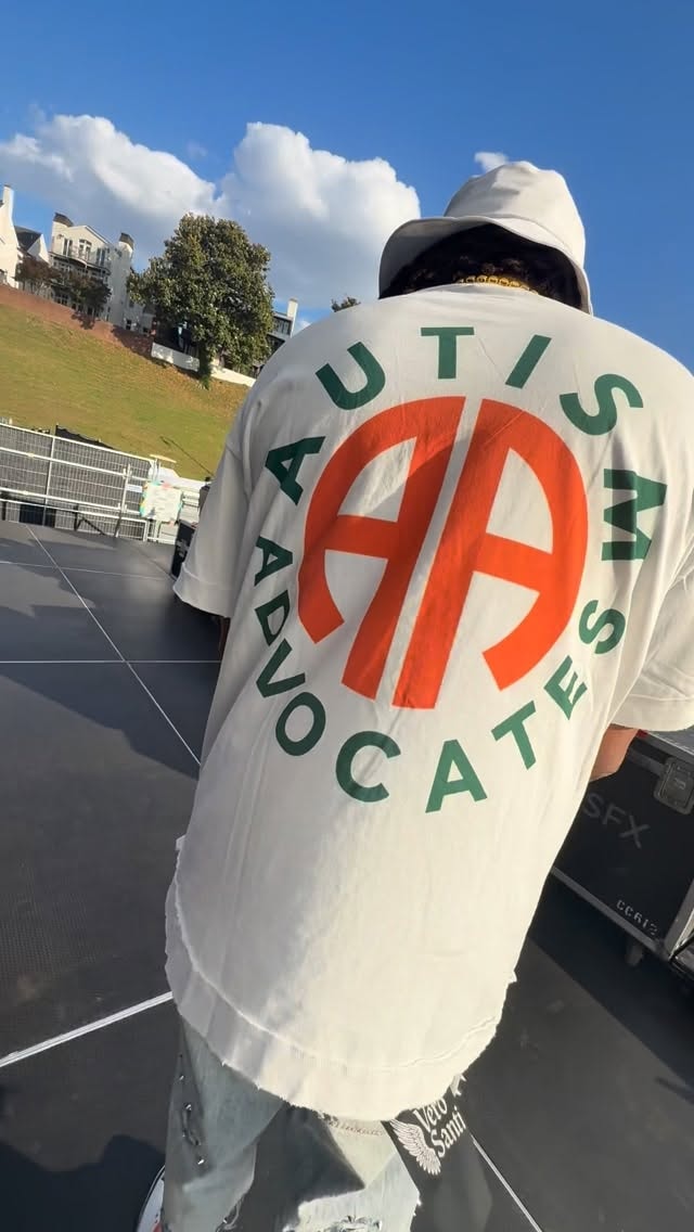 Autism Advocates shirt — back logo